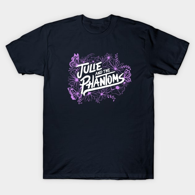 Julie and the Phantoms - Purple Floral T-Shirt by lunalalonde